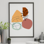 Abstrato geométrica, poster de pastel moderno míni<br><div class="desc">Abstrato geométrica mínima da tapeçaria pastel moderna de enforcamento</div>