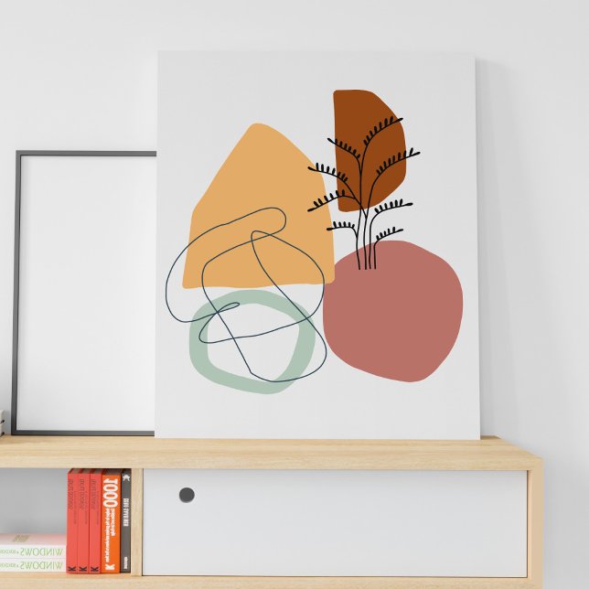 Abstrato geométrica, poster de pastel moderno míni (Criador carregado)