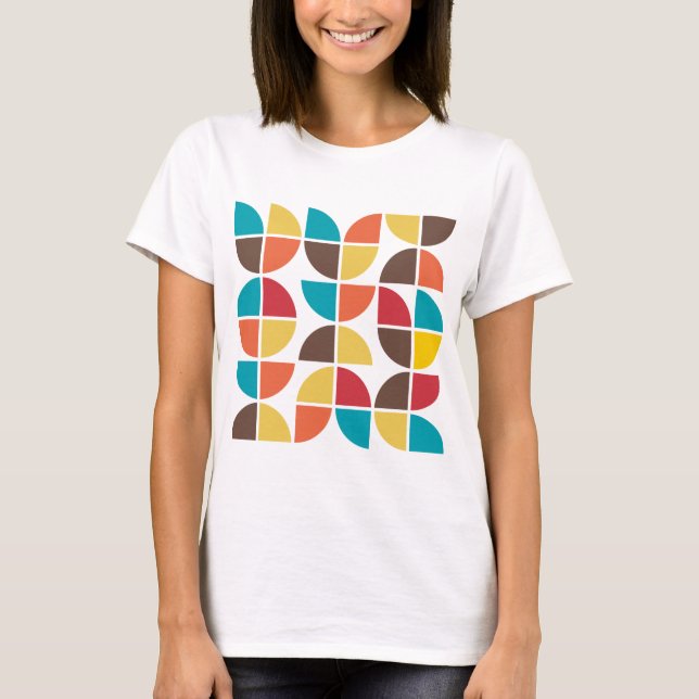Abstrato Geométrico 110421v3 - Camisa T (Frente)