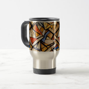 Abstrato geométrico 20 - Caneca de viagem