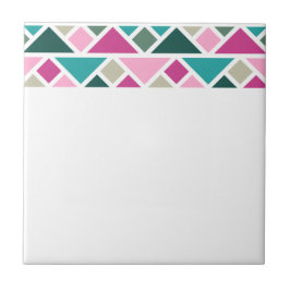 Abstrato geométrico de fuchsia turquoise