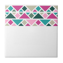 Abstrato geométrico de fuchsia turquoise