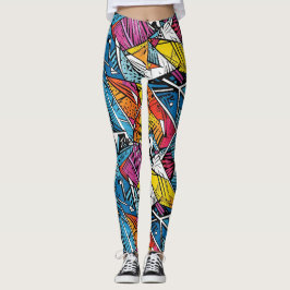 Abstrato geométrico design 21 - Leggings