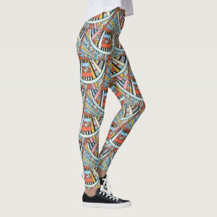 Abstrato Geométrico Leggings