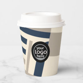 Abstrato Geométrico Paper Cup - Logotipo personali