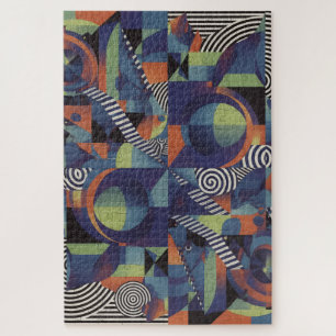 Abstrato Geométrico Quebra-cabeça - Arte Moderna