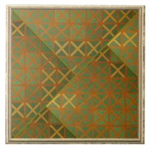 Abstrato Geométrico Verde e Azul