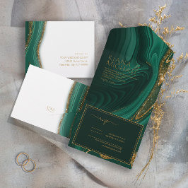 Abstrato Glitter Strata Wedding Green ID903