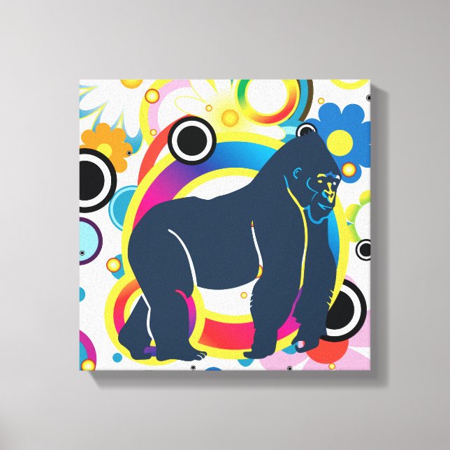 Abstrato Gorilla Canvas (Frente)