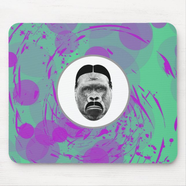 Abstrato Gorilla Mousepad (Frente)