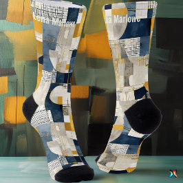 Abstrato Grid e Circle Padrão moderno