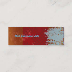 Abstrato Grunge Tree Bookmark Cartões de visitas