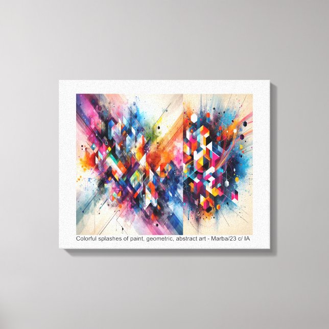 ABSTRATO - impressão em tela (Frente)