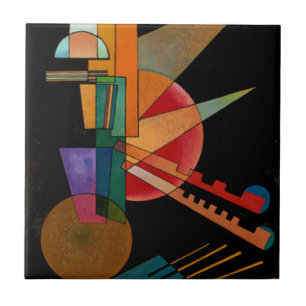 Abstrato Interpretação por Azulejo de Kandinsky