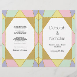 Abstrato joia pálida toques modernos programa de c