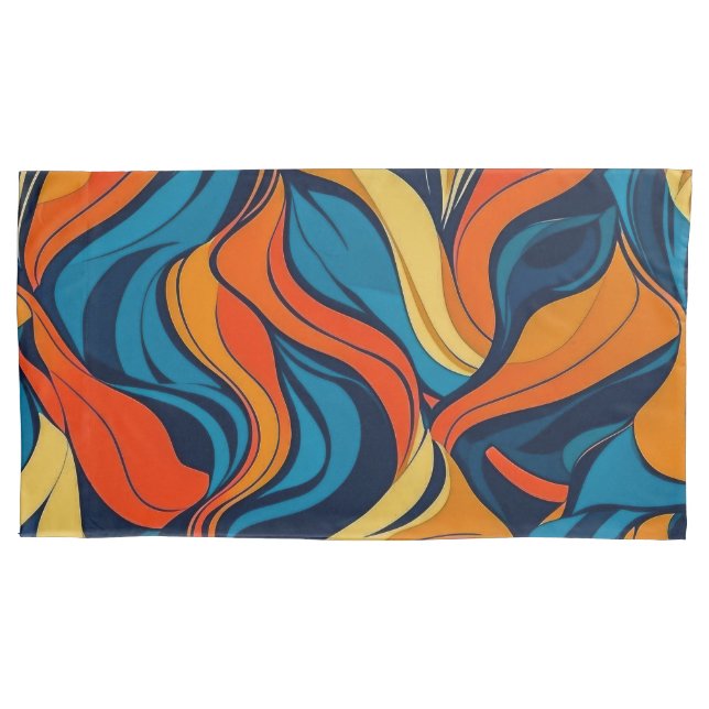 Abstrato King Solteiro Pillowcase (Frente)