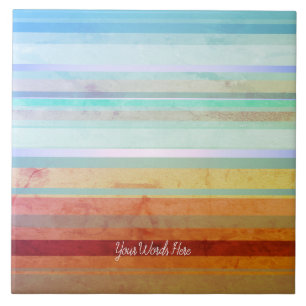 Abstrato Landscape Stripes e suas palavras