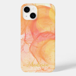 Abstrato Laranja Moderno Personalizado
