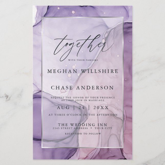 Abstrato Lavanda barato Rosa Cust6 (Frente)