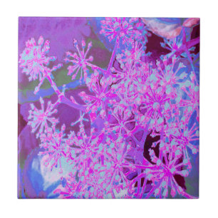 Abstrato Legal da Natureza em Rosa e Roxo