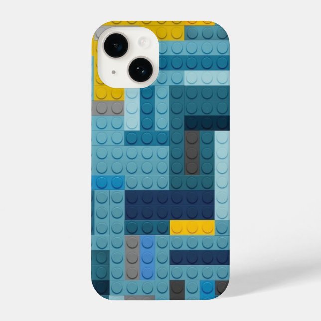 Abstrato Lego Brick Mosaico _ capas de iphone (Verso)