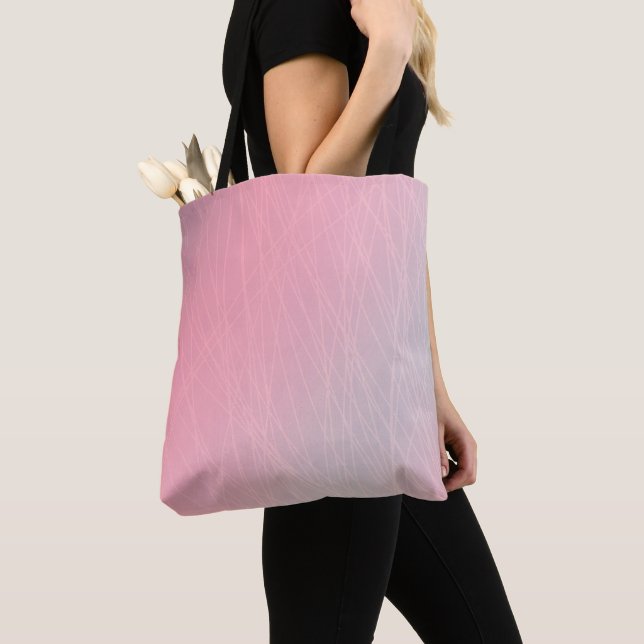 Abstrato Light Design Tote Bag - Estilo exclusivo (Close Up)