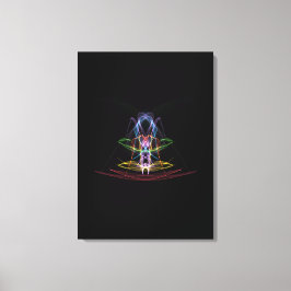 Abstrato Light Trails Stretch Canvas Esticadas