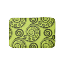 Abstrato Limão Verde Fern Deixa tapete