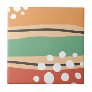Abstrato linhas e trabalho de arte de pontos