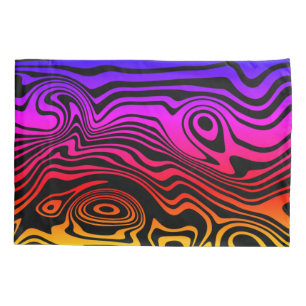 Abstrato - Linhas Pretas e Coloridas Adoridas - Li