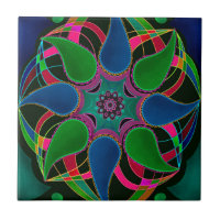 Abstrato mandala leste asiático redondo preto orna