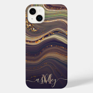 Abstrato Marble e Glitter