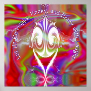 Abstrato marble Liquificado Poster Colorido