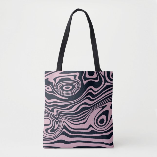 Abstrato Marble Waves Trabalho de arte | Bolsa Tot (Frente)