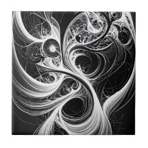 Abstrato Mind Network Art Cerâmica Azulejo