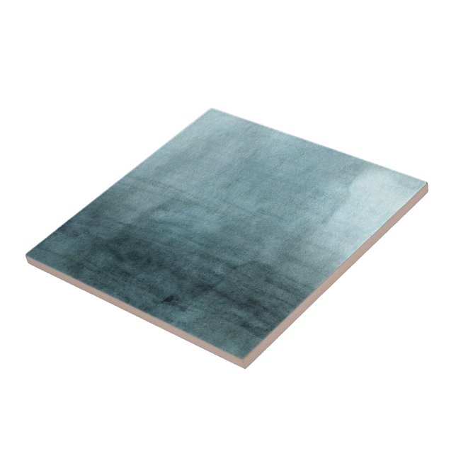 Abstrato Minimalista em Aquarela Azul Verde Modern (Lateral)