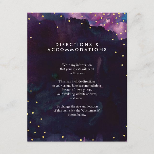 Abstrato Modern Black Watercolor Inserção De Casam (Frente)