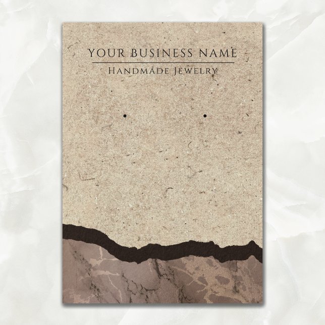 Abstrato Modern Earring Display Cards (Criador carregado)
