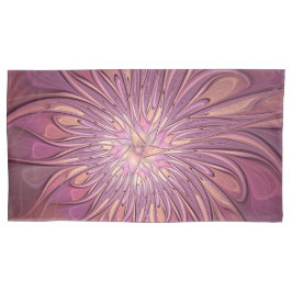 Abstrato Modern Floral Arte Fractal Cores de Berry