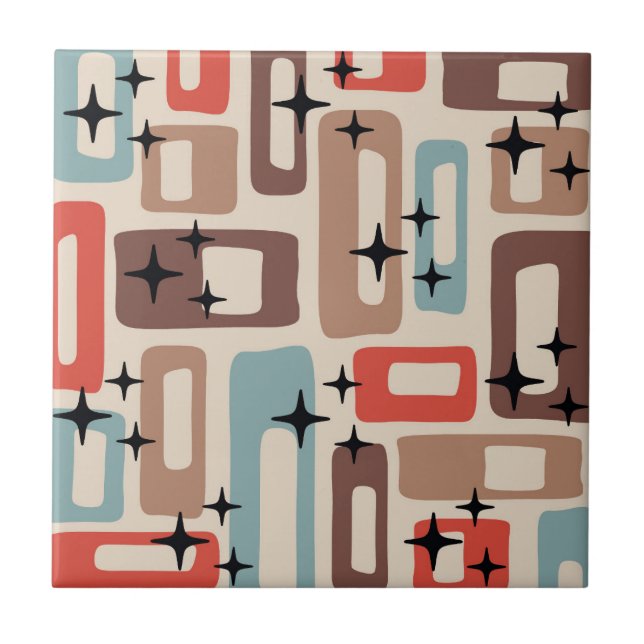 Abstrato Moderno do Meio século Retroativo (Frente)