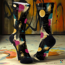 Abstrato moderno em amarelo, lacrimogênio, magenta