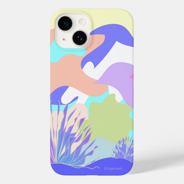 Abstrato Moderno Formas Coloridas Legal Gráfico (Verso)