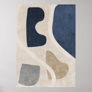 Abstrato moderno - Geométrico Wall Art Poster