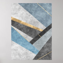 Abstrato moderno - Geométrico Wall Art Poster