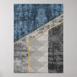 Abstrato moderno - Geométrico Wall Art Poster