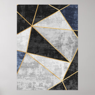 Abstrato moderno - Geométrico Wall Art Poster