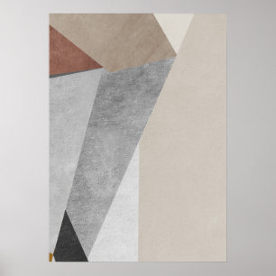 Abstrato moderno - Poster de Muro Geométrico