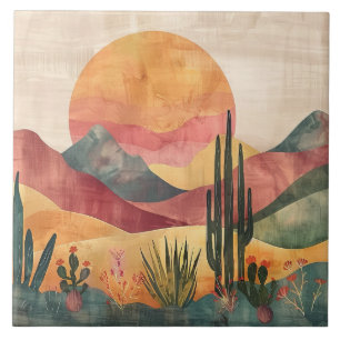 Abstrato Montanha Boho 