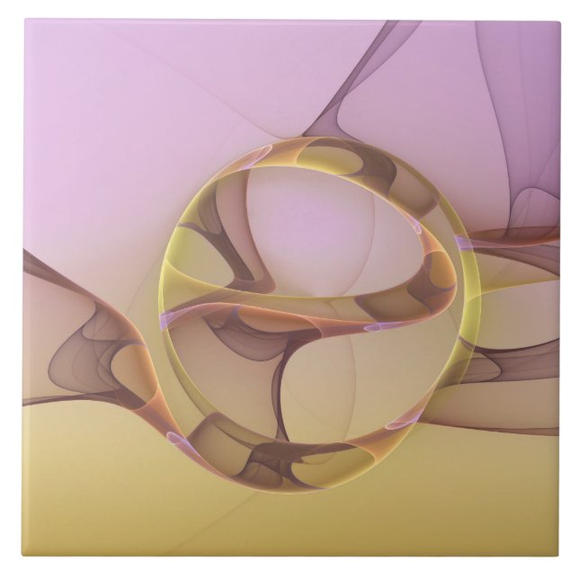 Abstrato motiva arte frontal rosa moderna Ouro ros (Frente)