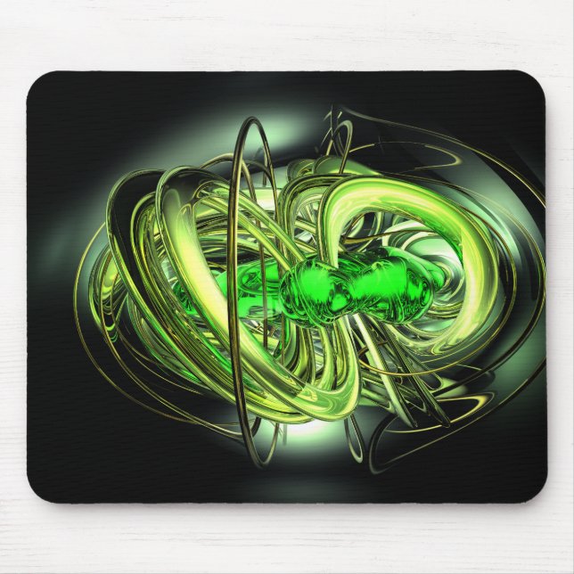 Abstrato Mousepad da explosão do raio gama (Frente)